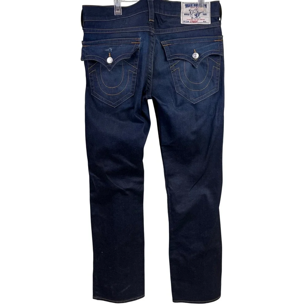 True Religion Jeans Billy Cut Straight 33 (Actual 38x34) Cut 704870 Mexico Men's